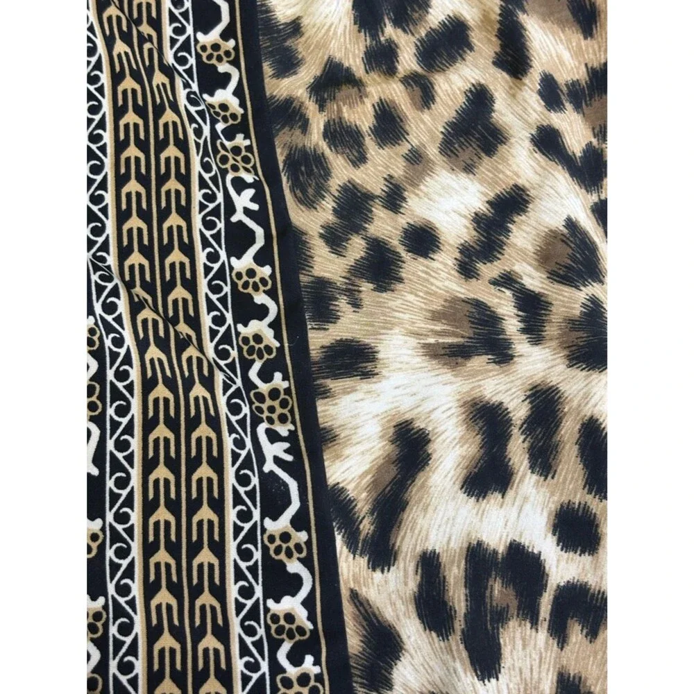INC Leopard Brown Print Maxi Dress Women’s 2X Very Soft Excellent Condition - Picture 6 of 6